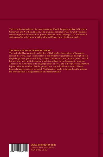 Produktbild: A Grammar of Wandala