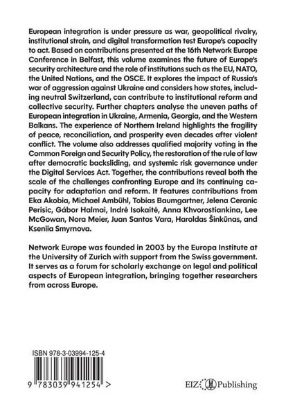 Produktbild: Integration Under Pressure: Europe&rsquo;s Path Forward