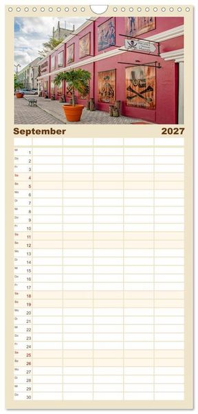 Produktbild: Familienplaner 2027 - Nassau - Stadt mit karibischem Flair mit 5 Spalten (Wandkalender, 21 x 45 cm) CALVENDO