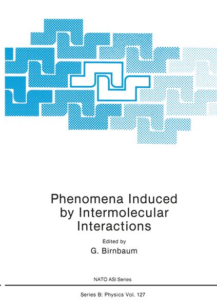Produktbild: Phenomena Induced by Intermolecular Interactions