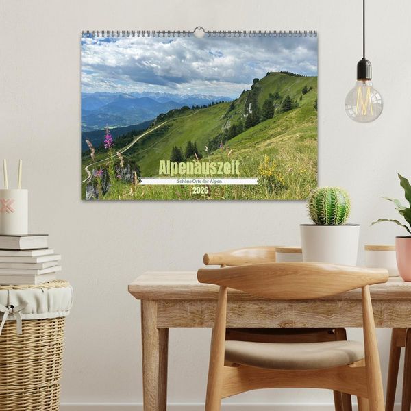 Produktbild: Alpenauszeit - Sch&ouml;ne Orte der Alpen (Wandkalender 2026 DIN A3 quer), CALVENDO Monatskalender