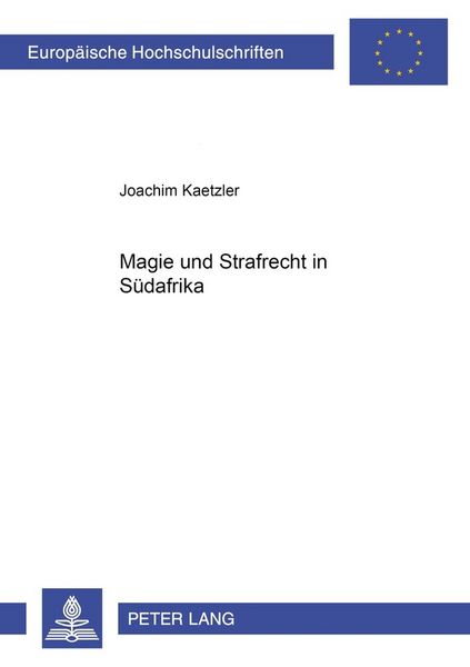 Produktbild: Magie und Strafrecht in S&uuml;dafrika
