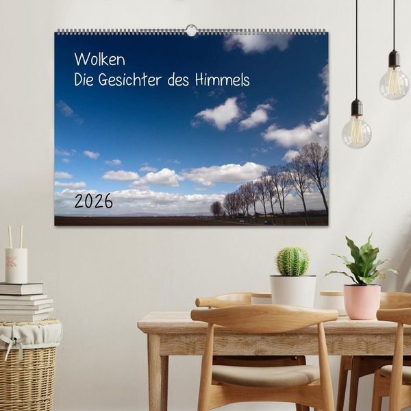 Produktbild: Wolken - Die Gesichter des Himmels (Wandkalender 2026 DIN A2 quer), CALVENDO Monatskalender
