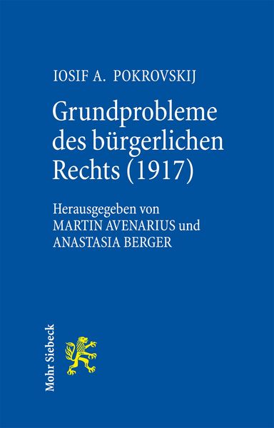 Produktbild: Grundprobleme des b&uuml;rgerlichen Rechts (1917)