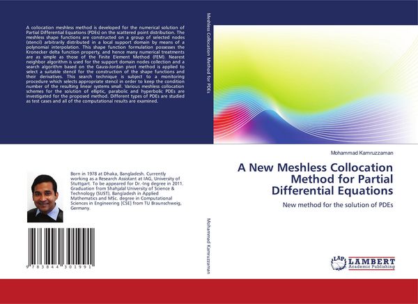 Produktbild: A New Meshless Collocation Method for Partial Differential Equations