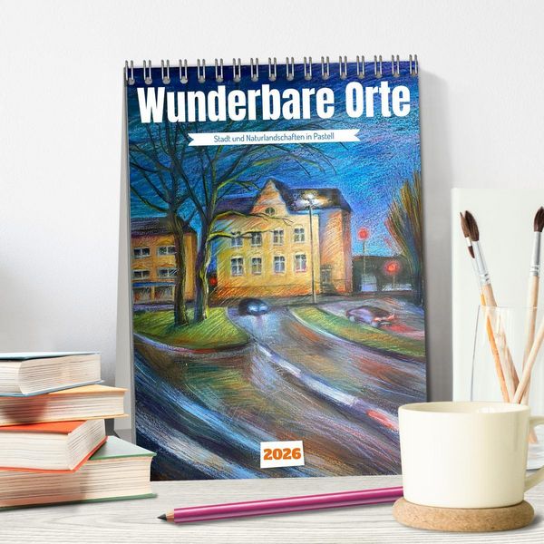 Produktbild: Wunderbare Orte (Tischkalender 2026 DIN A5 hoch), CALVENDO Monatskalender