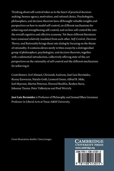 Produktbild: Self-Control, Decision Theory, and Rationality