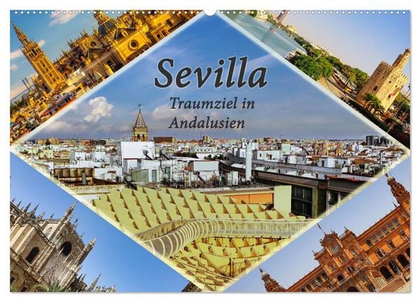 Produktbild: Sevilla - Traumziel in Andalusien (Wandkalender 2026 DIN A2 quer), CALVENDO Monatskalender