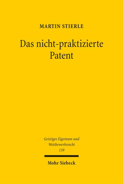 Produktbild: Das nicht-praktizierte Patent