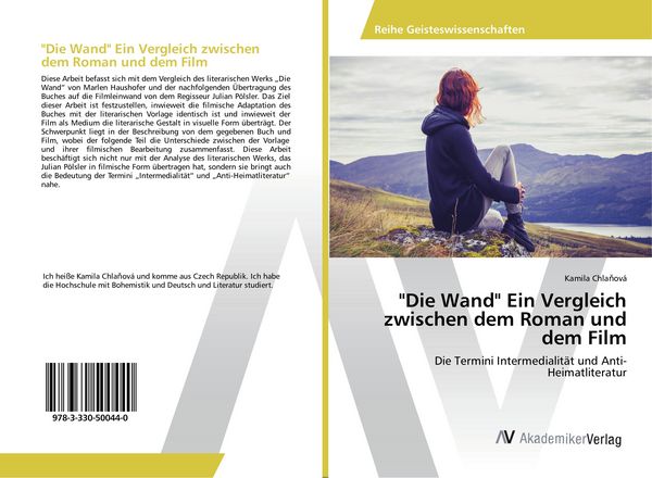 Produktbild: "Die Wand" Ein Vergleich zwischen dem Roman und dem Film