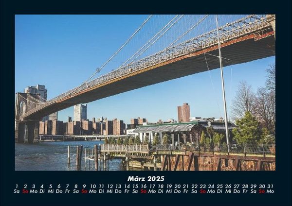 Produktbild: New York 2025 Fotokalender DIN A4
