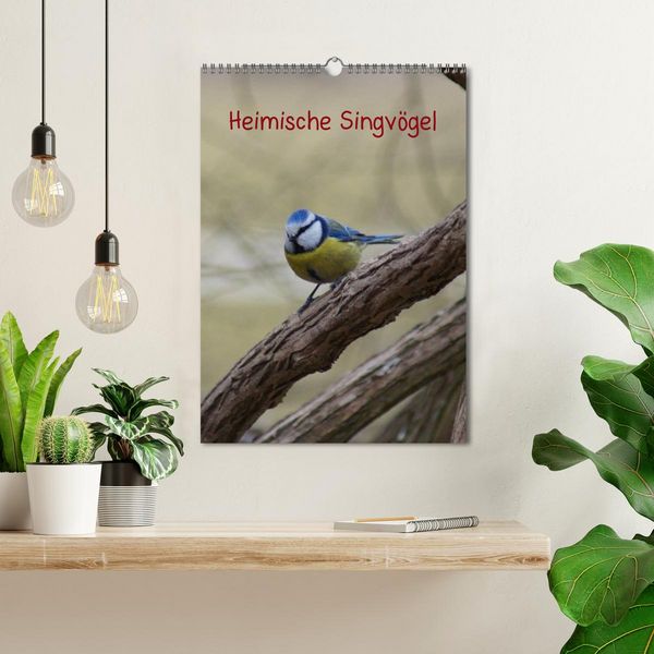 Produktbild: Heimische Singv&ouml;gel (Wandkalender 2026 DIN A3 hoch), CALVENDO Monatskalender