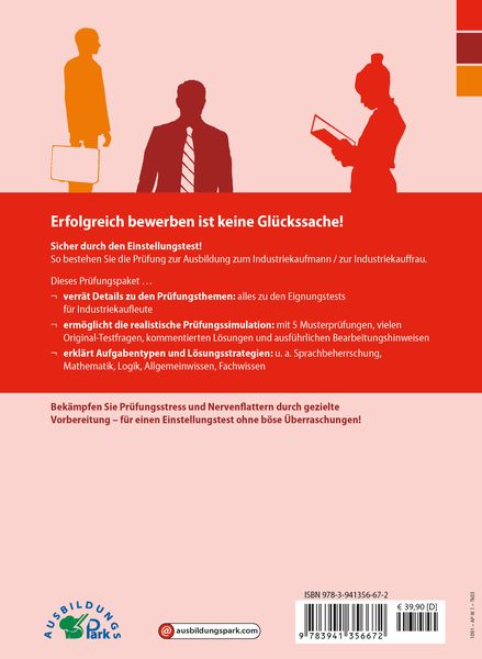 Der Eignungstest / Einstellungstest zur Ausbildung zum Industriekaufmann / zur Industriekauffrau