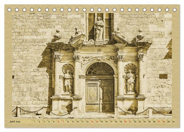 Produktbild: Riga &ndash; Ein Kalender im Zeitungsstil (Tischkalender 2026 DIN A5 quer), CALVENDO Monatskalender