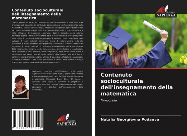 Produktbild: Contenuto socioculturale dell'insegnamento della matematica