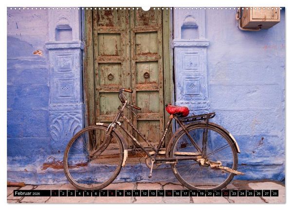 Produktbild: Farbenfrohes aus Indien (hochwertiger Premium Wandkalender 2026 DIN A2 quer), Kunstdruck in Hochglanz