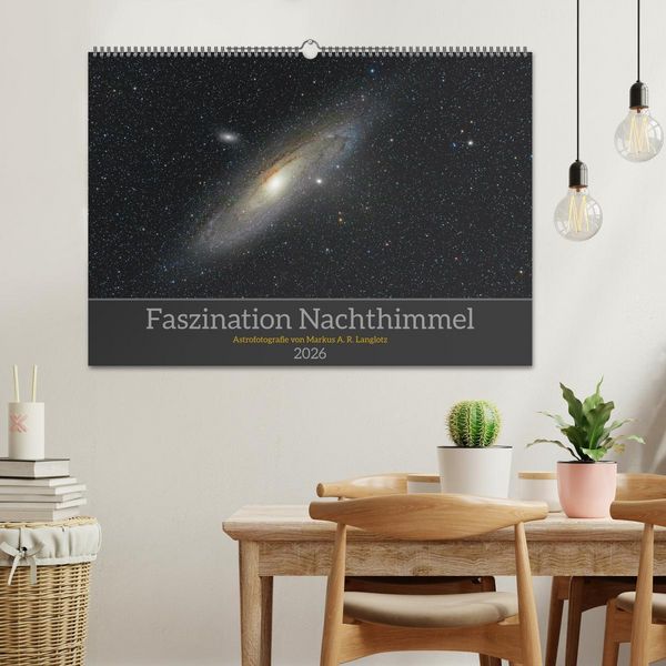 Produktbild: Faszination Nachthimmel (Wandkalender 2026 DIN A2 quer), CALVENDO Monatskalender