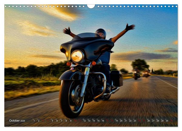 Produktbild: Images of Harley Davidson (Wall Calendar 2026 DIN A3 landscape), CALVENDO 12 Month Wall Calendar
