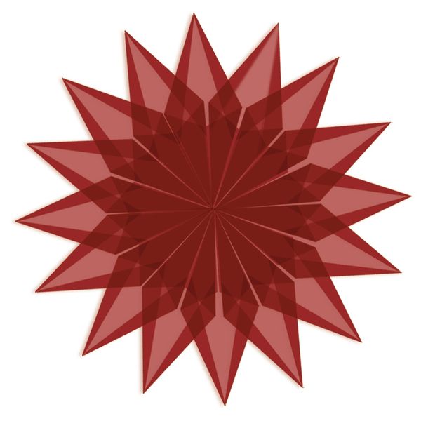 Produktbild: URSUS Falten Transparentpapier-Faltbl&auml;tter, 42 g/m&sup2;, 14 x 14 cm, rot, 100 Blatt