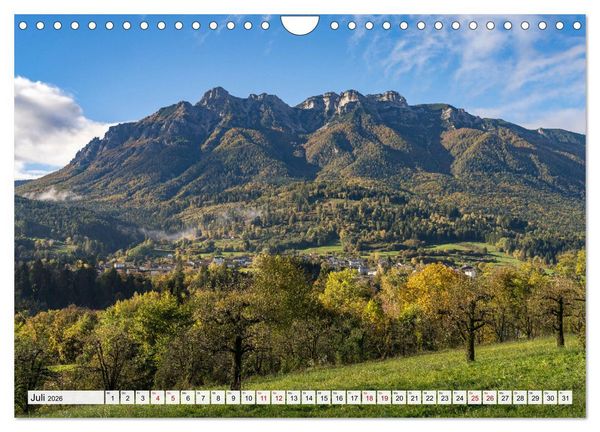 Produktbild: Trient und das Trentino (Wandkalender 2026 DIN A4 quer), CALVENDO Monatskalender