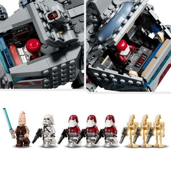 Produktbild: LEGO Star Wars 75413 Republikanischer Juggernaut, Lichtschwert, Fahrzeug