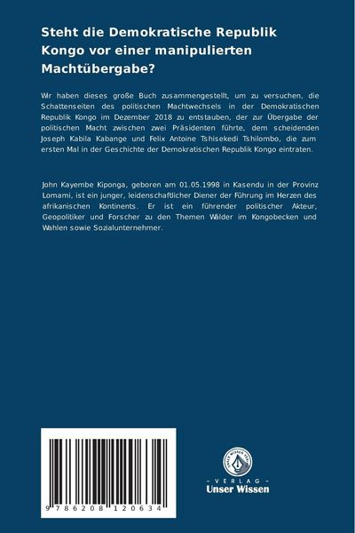Produktbild: Steht die Demokratische Republik Kongo vor einer manipulierten Macht&uuml;bergabe?