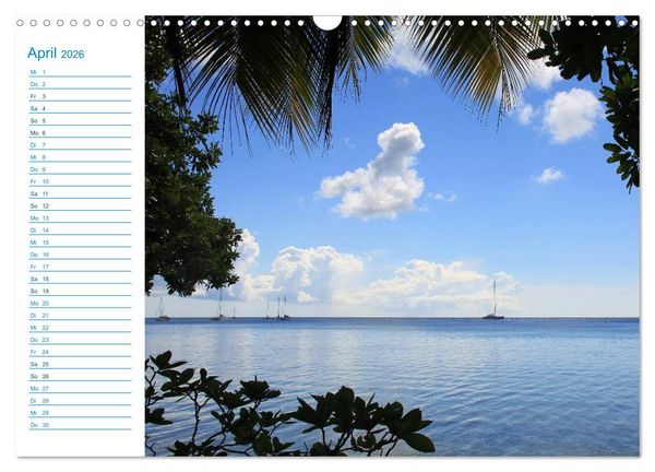 Produktbild: Franz&ouml;sisch-Polynesien - Trauminseln im S&uuml;dpazifik (Wandkalender 2026 DIN A3 quer), CALVENDO Monatskalender