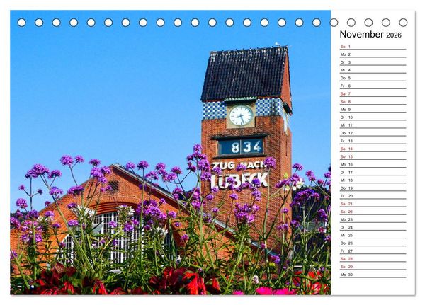 Produktbild: Travem&uuml;nder Durchblicke (Tischkalender 2026 DIN A5 quer), CALVENDO Monatskalender