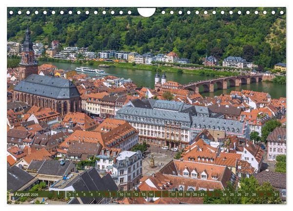 Produktbild: Heidelberger Neckarzauber (Wandkalender 2026 DIN A4 quer), CALVENDO Monatskalender