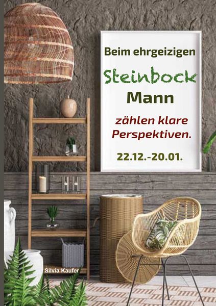 Produktbild: Beim ehrgeizigen Steinbock Mann z&auml;hlen klare Perspektiven