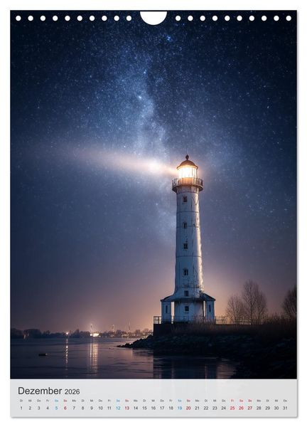 Produktbild: Leuchtturm-Fan (Wandkalender 2026 DIN A4 hoch), CALVENDO Monatskalender