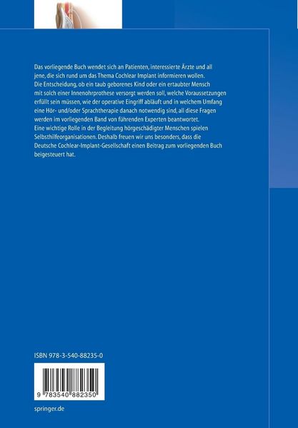 Produktbild: Cochlear Implant heute