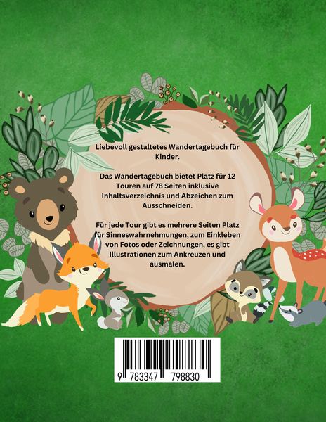 Produktbild: Wandertagebuch Stadtwald f&uuml;r Kinder Wanderbuch