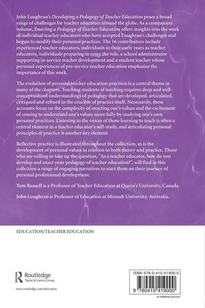 Produktbild: Enacting a Pedagogy of Teacher Education