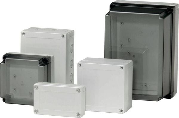 Produktbild: Fibox PCM 150/100 T 6016915 Universal-Geh&auml;use 180 x 130 x 100 Polycarbonat Lichtgrau (RAL 7035) 1 St.