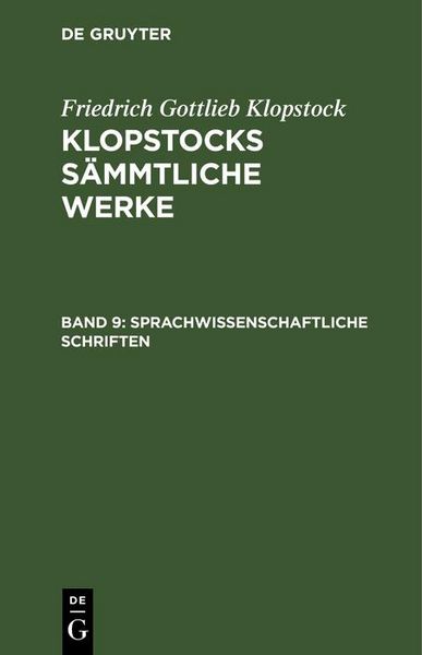Produktbild: Sprachwissenschaftliche Schriften