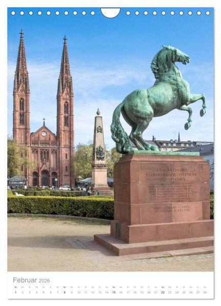 Produktbild: Mein Wiesbaden (Wandkalender 2026 DIN A4 hoch), CALVENDO Monatskalender