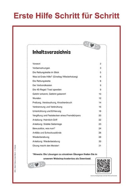 Produktbild: Erste Hilfe macht Schule