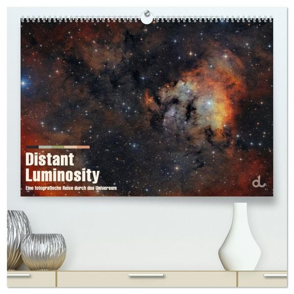 Produktbild: Distant Luminosity: Eine fotografische Reise durch das Universum (hochwertiger Premium Wandkalender 2026 DIN A2 quer), Kunstdruck in Hochglanz