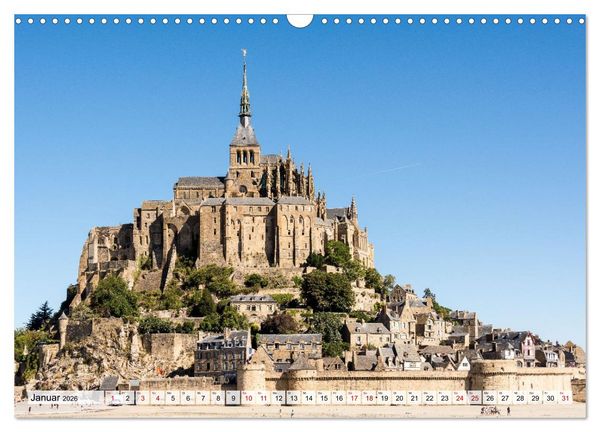 Produktbild: Normandie &ndash; Wo Natur auf Kultur trifft (Wandkalender 2026 DIN A3 quer), CALVENDO Monatskalender