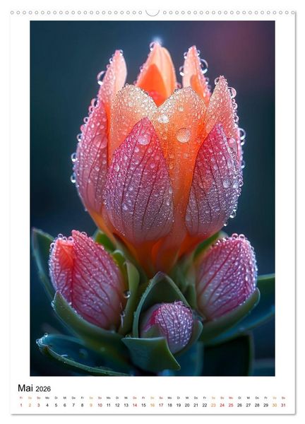 Produktbild: Bl&uuml;ten traumhaft (hochwertiger Premium Wandkalender 2026 DIN A2 hoch), Kunstdruck in Hochglanz