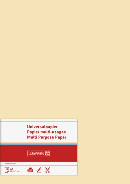 Produktbild: Brunnen Universalpapier A4 80g ch 50Bl