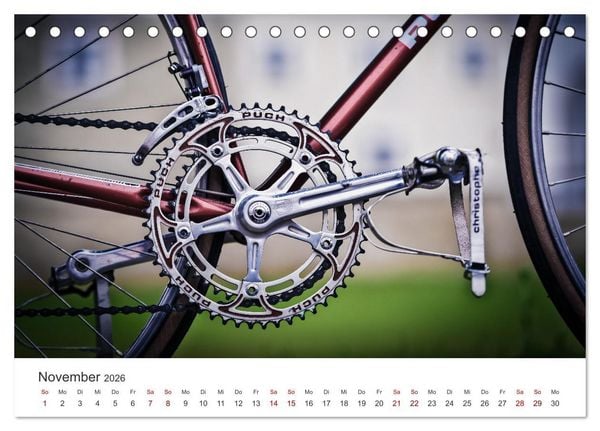 Produktbild: Stahlrenner - Rennrad-Klassiker aus Europa (Tischkalender 2026 DIN A5 quer), CALVENDO Monatskalender