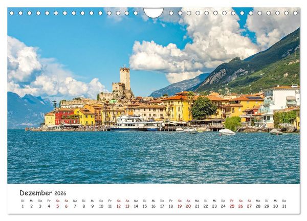 Produktbild: Malcesine am Gardasee (Wandkalender 2026 DIN A4 quer), CALVENDO Monatskalender