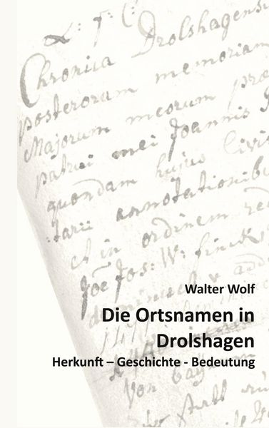 Produktbild: Die Ortsnamen von Drolshagen
