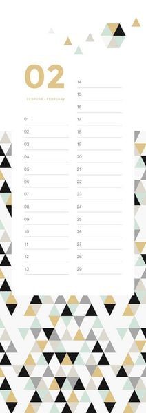 Produktbild: Geburtstagskalender Patterns