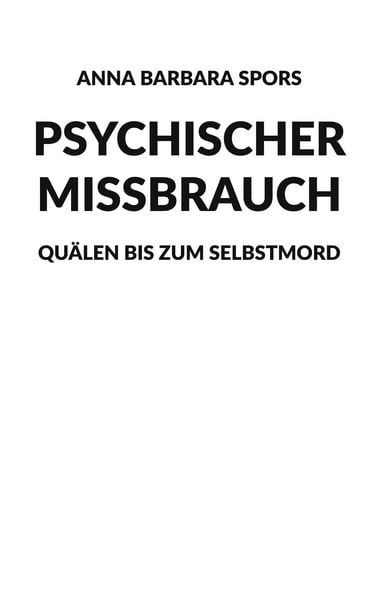Produktbild: Psychischer Missbrauch