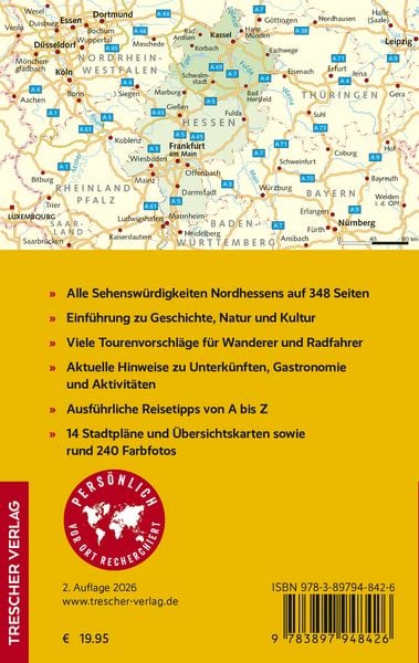 Produktbild: TRESCHER Reisef&uuml;hrer Nordhessen
