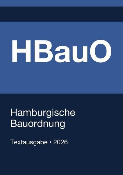Produktbild: HBauO - Hamburgische Bauordnung 2026