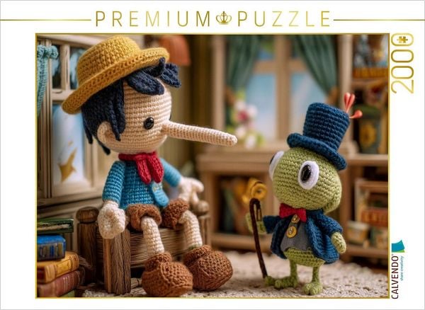 CALVENDO Puzzle Die Abenteuer des Pinocchio | 2000 Teile Lege-Größe 90x67cm Foto-Puzzle für glückliche Stunden